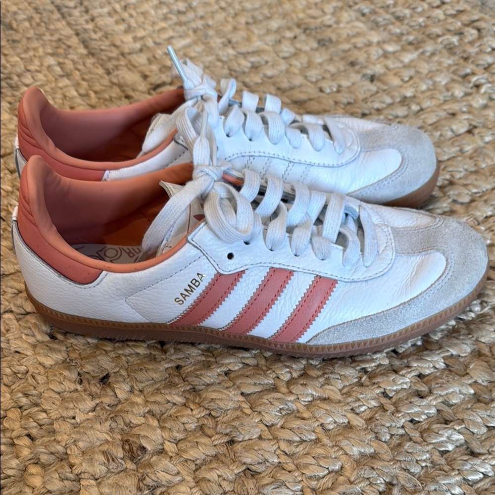 Adidas Pink/White Sambas